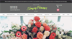 Desktop Screenshot of jacquiarnoldsimplyflowers.co.uk